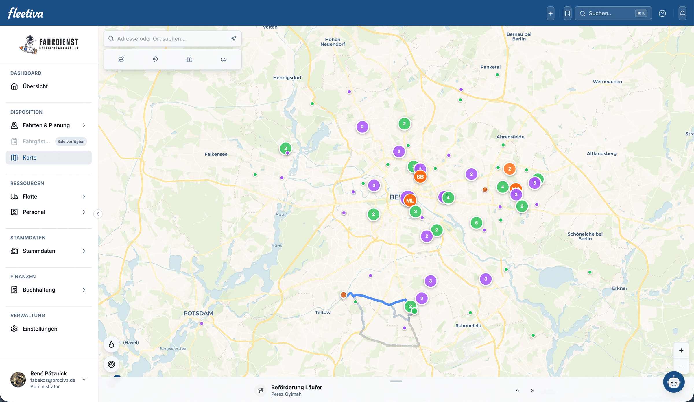 Fleetiva Dashboard